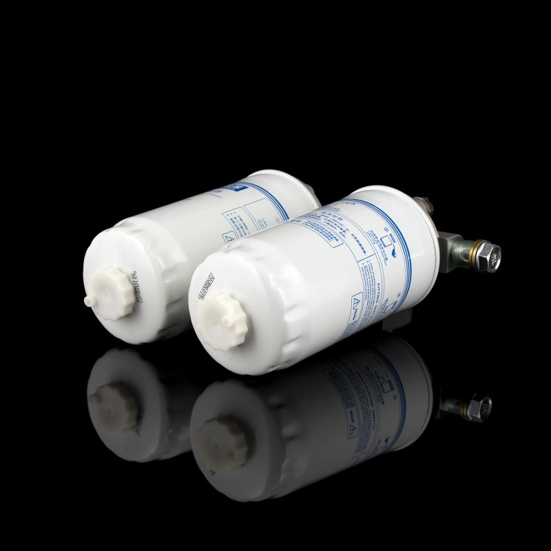 Фильтр топливный с пробкой слива воды в сборе скронштейном (2 шт. в к-те) YC6B125-T20 A3000-1105010