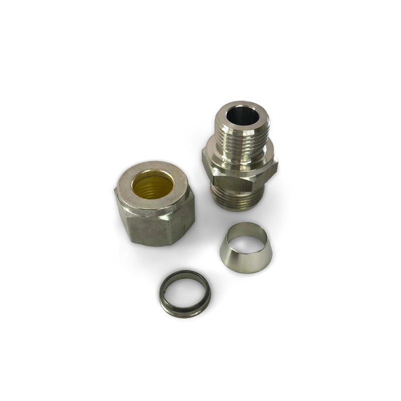 SMC-12M-6GM-SS Штуцер с наружной резьбой Stainless Male Connector 12mm OD - 3/8"G