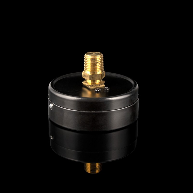 Манометр от 0 до 250 бар из углеродистой стали, D100мм, NPT 1/2, Штуцер сзади по центру